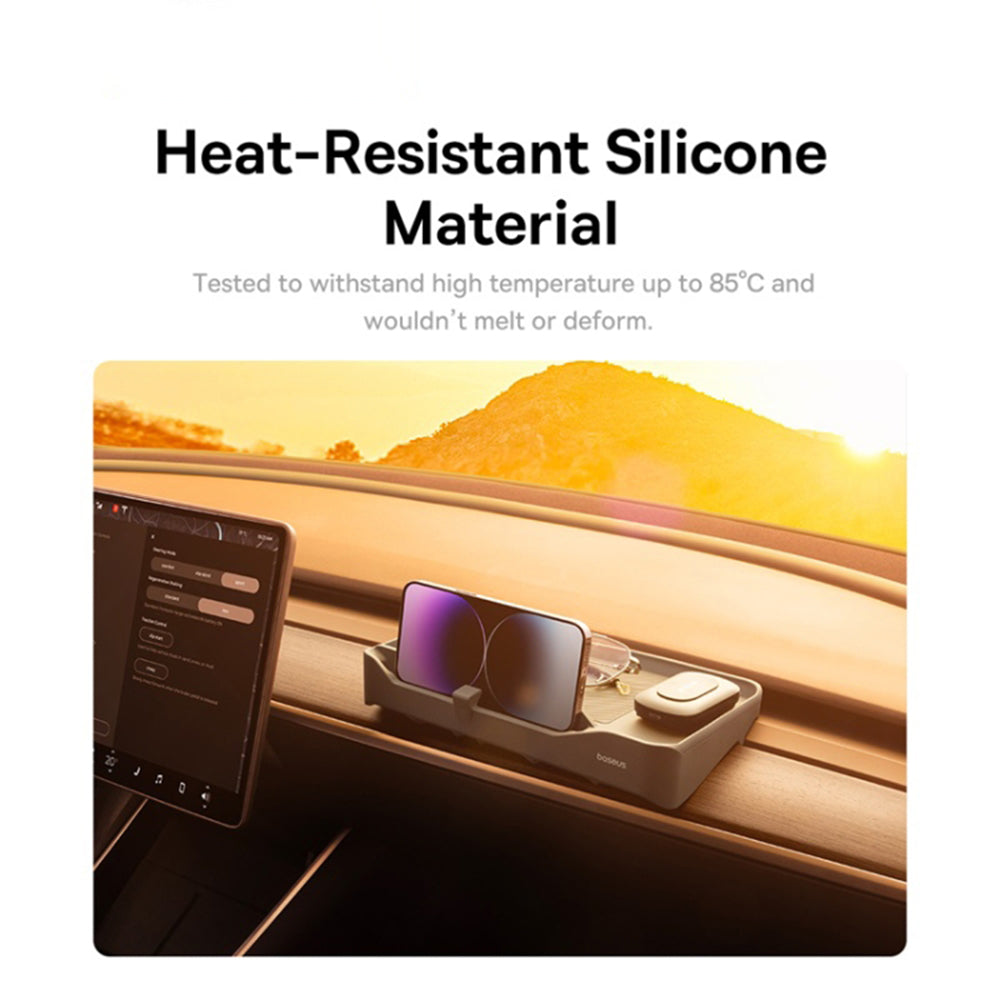 Organisateur Auto avec lecteur de carte ETC Baseus T-Space pour voiture Tesla C20251301811-00