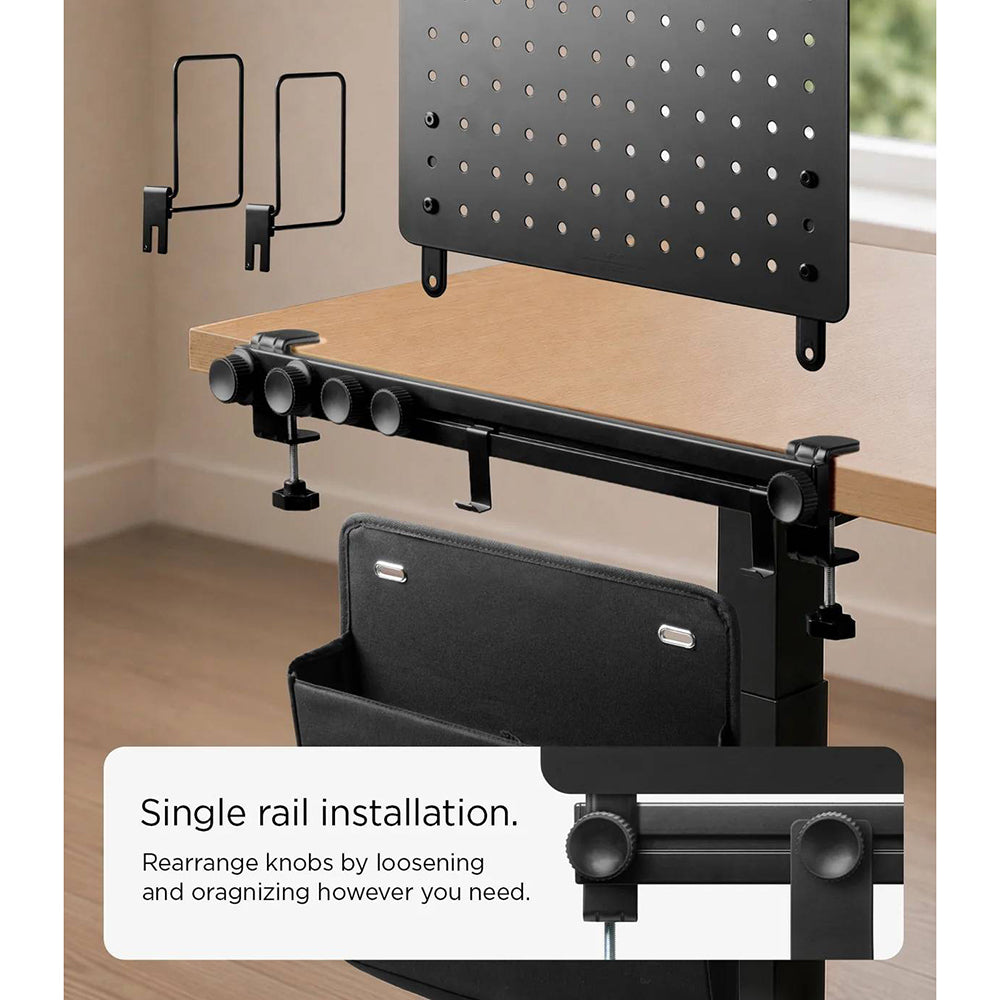 Organisateur de bureau métallique Spigen LD406, noir AHP11401
