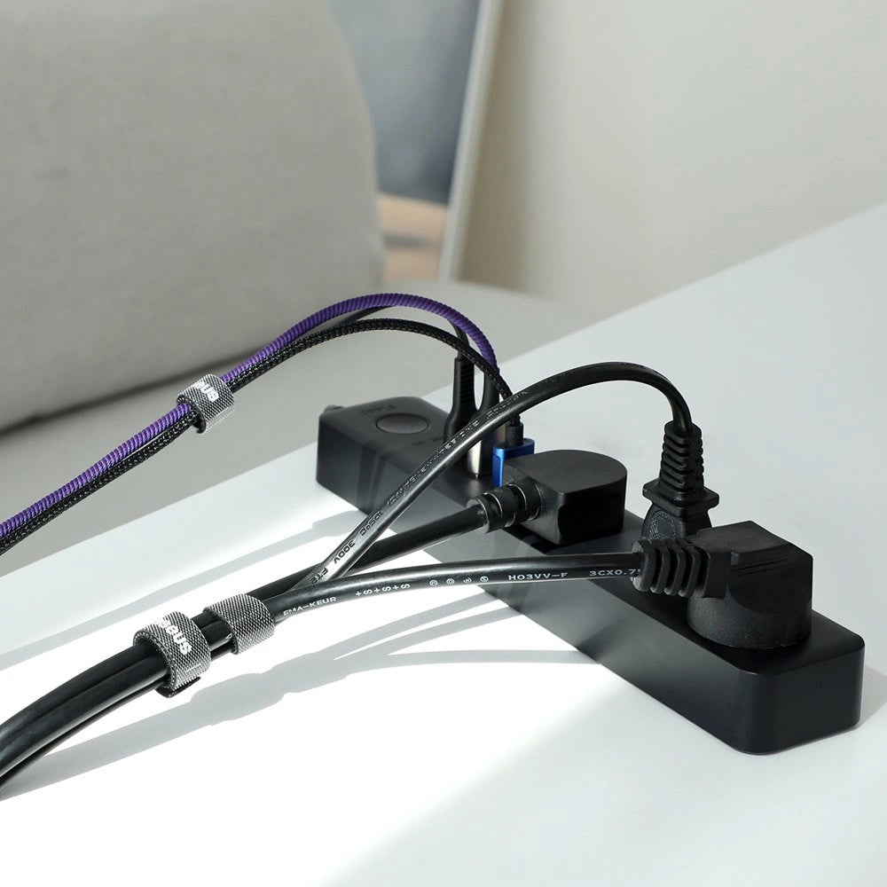 Organisateur de Câbles Baseus Circle, Velcro, 1m, Noir ACMGT-E01