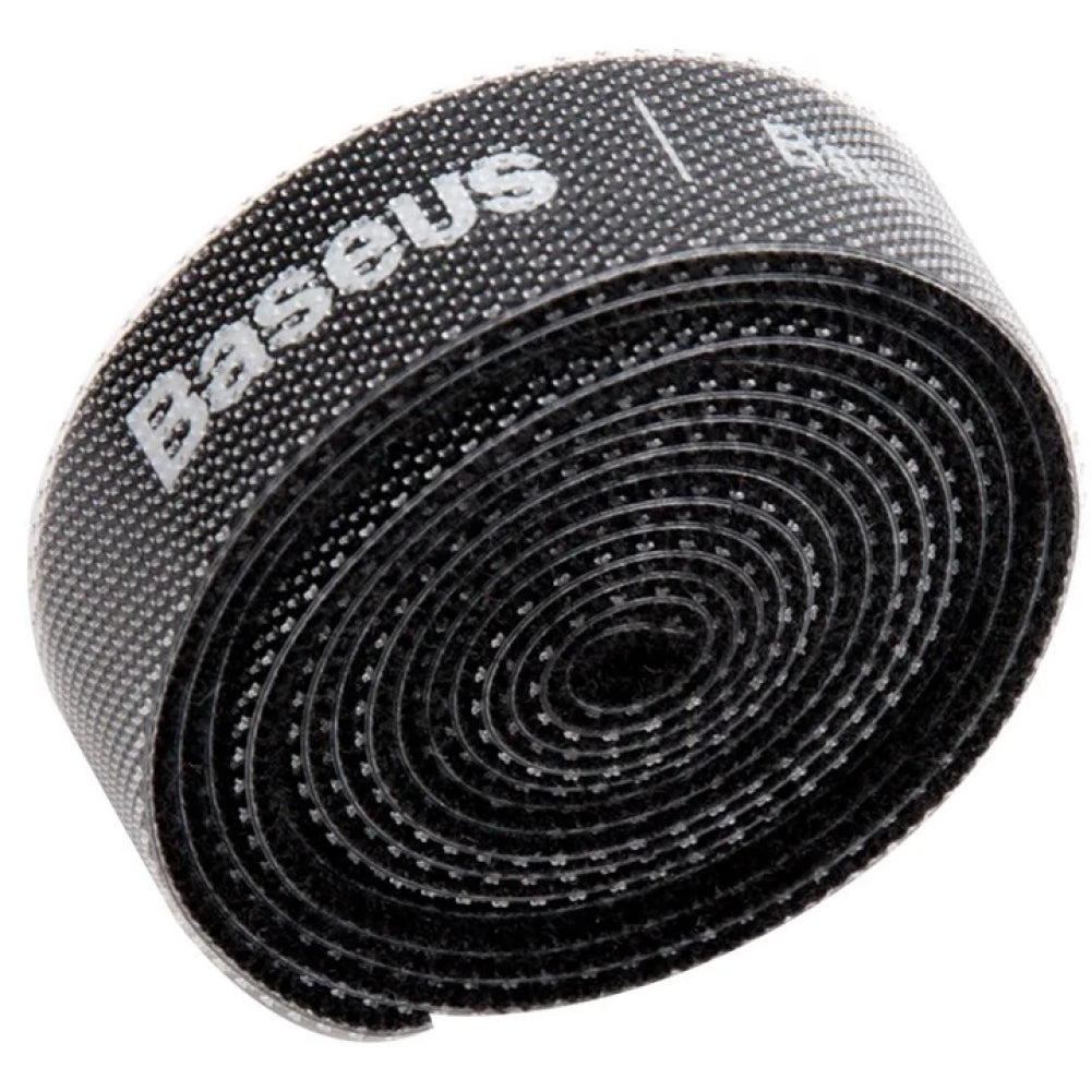 Organisateur de Câbles Baseus Circle, Velcro, 1m, Noir ACMGT-E01