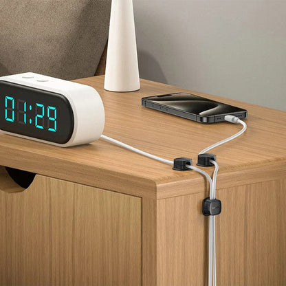 Organisateur de Câbles Baseus Lite Magnétique, Set de 3 Pièces, Noir B01331106111-00