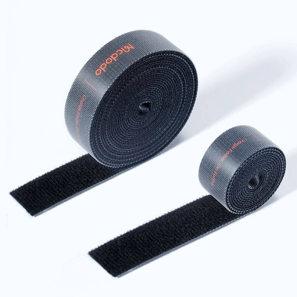 Organisateur de câbles McDodo VS-0960 Belt, Velcro, 1m, Noir