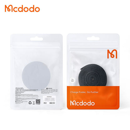 Organisateur de câbles McDodo VS-0960 Belt, Velcro, 1m, Noir