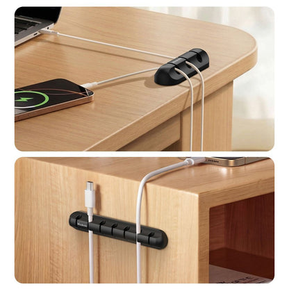 Organisateur de Câbles McDodo WF-5960, Set de 2 pièces, Noir