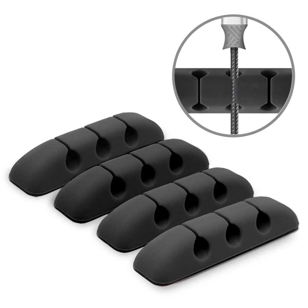 Organisateur de câbles Ringke, Set de 4 pièces, Noir