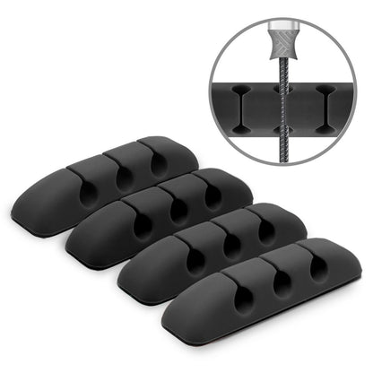 Organisateur de câbles Ringke, Set de 4 pièces, Noir