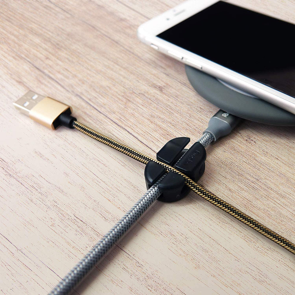 Organisateur de câbles Ringke, Set 6 pièces, Noir