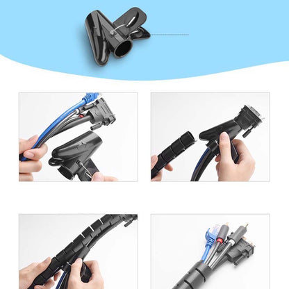 Organisateur de Câbles UGREEN LP121, 25mm, 1.5m, Noir