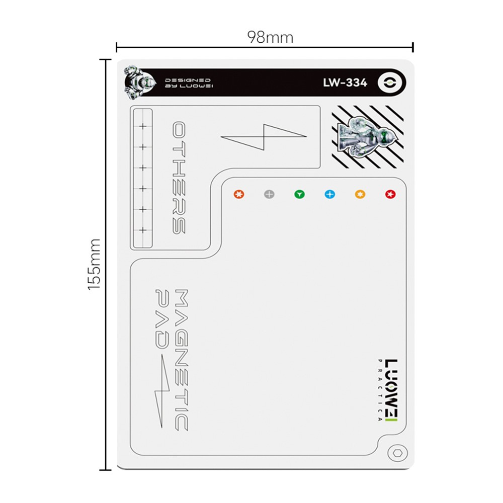 Pad Magnétique pour Vis Luowei LW-334