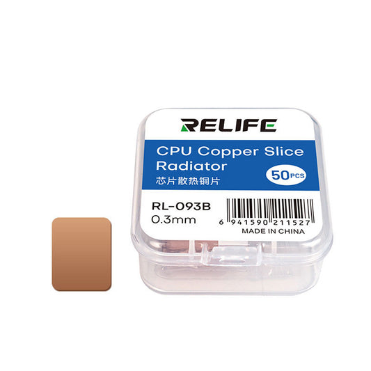 Pad thermique Relife RL-093B, 0.3mm, Set 50 pièces
