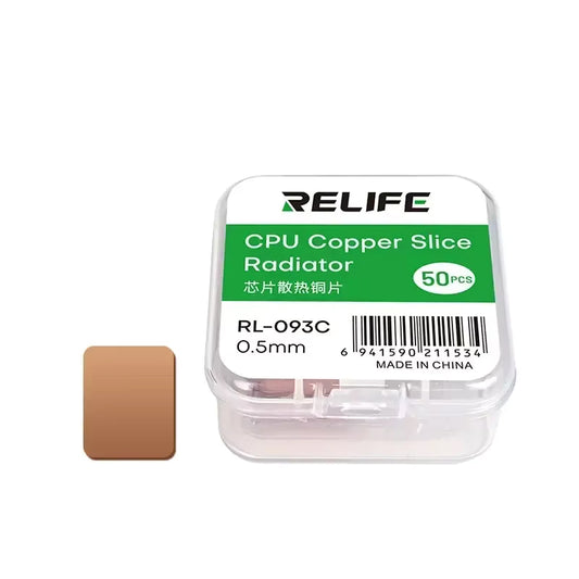 Pad Thermique Relife RL-093C, 0.5mm, Set 50 pièces