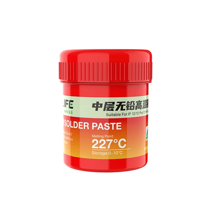Relife RL-406 Flux Paste, Melting Point 227 Degrees