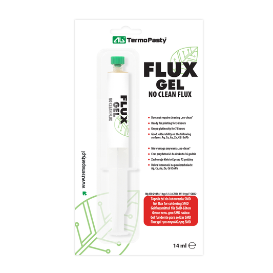 Flux Paste Termopasty, embout de seringue, 14ml ART.AGT-088 