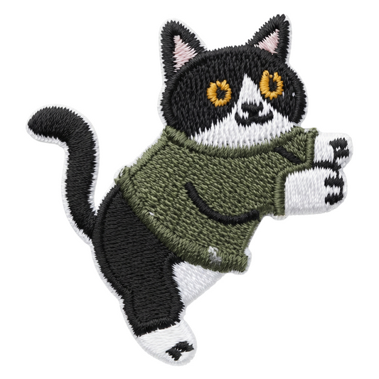 Patch / Patche Textile OEM Cat 2, Set de 3 pièces, Multicolore