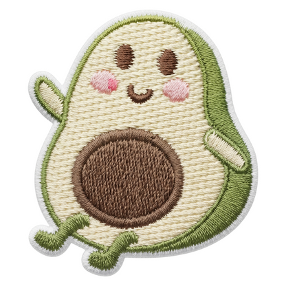 Patch / Patch Textile OEM Avocado, Set de 3 pièces, Multicolore