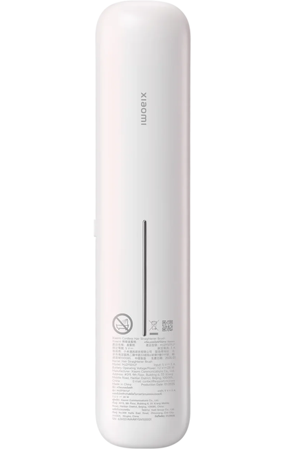 Brosse Électrique Xiaomi pour Lisser les Cheveux, Blanche BHR07RFEU