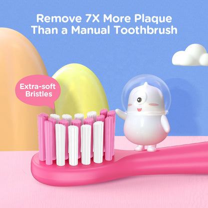 Brosse à dents électrique Bitvae BVK7S Kids, Rose