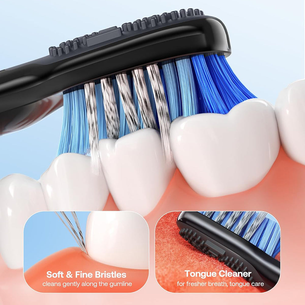Brosse à dents électrique Bitvae D2, noire