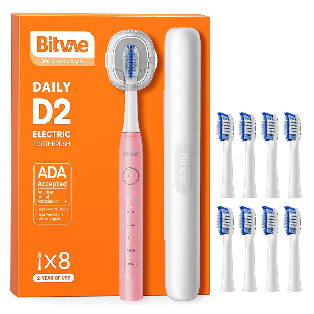 Brosse à dents électrique Bitvae D2, rose