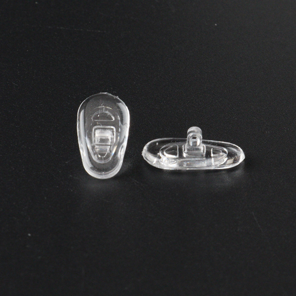 Coussinets en silicone pour lunettes Techsuit NPT1, lot de 2 pièces, transparents