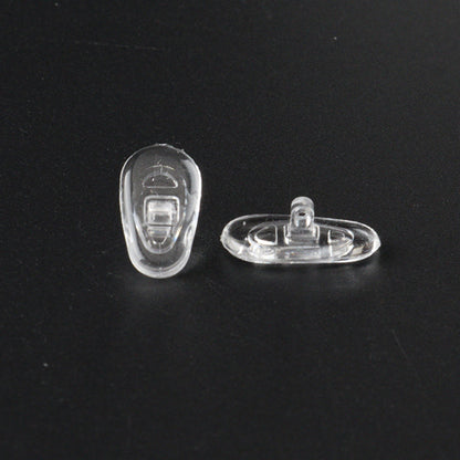 Coussinets en silicone pour lunettes Techsuit NPT1, lot de 2 pièces, transparents