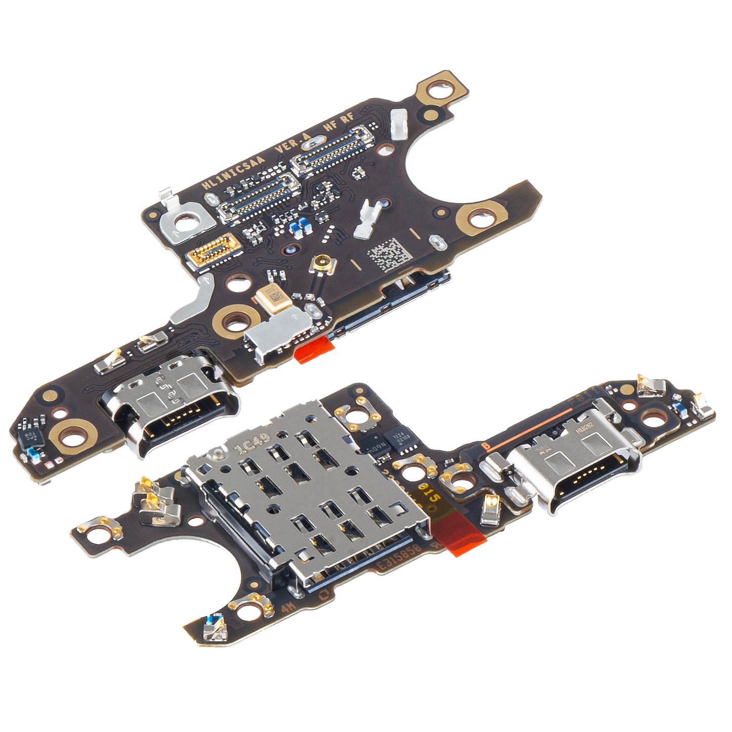 Carte avec connecteur de chargement - Microphone - Module de lecture SIM Huawei nova 10, Service Pack 02355AJF 