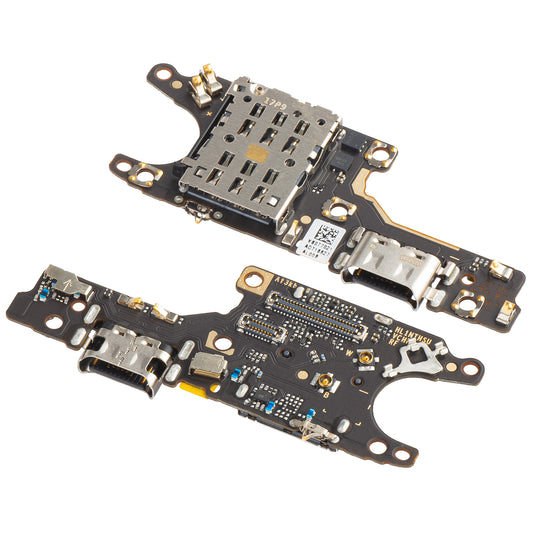 Carte avec connecteur de chargement - Microphone - Module de lecture SIM Huawei nova 9, Service Pack 02354NUV 