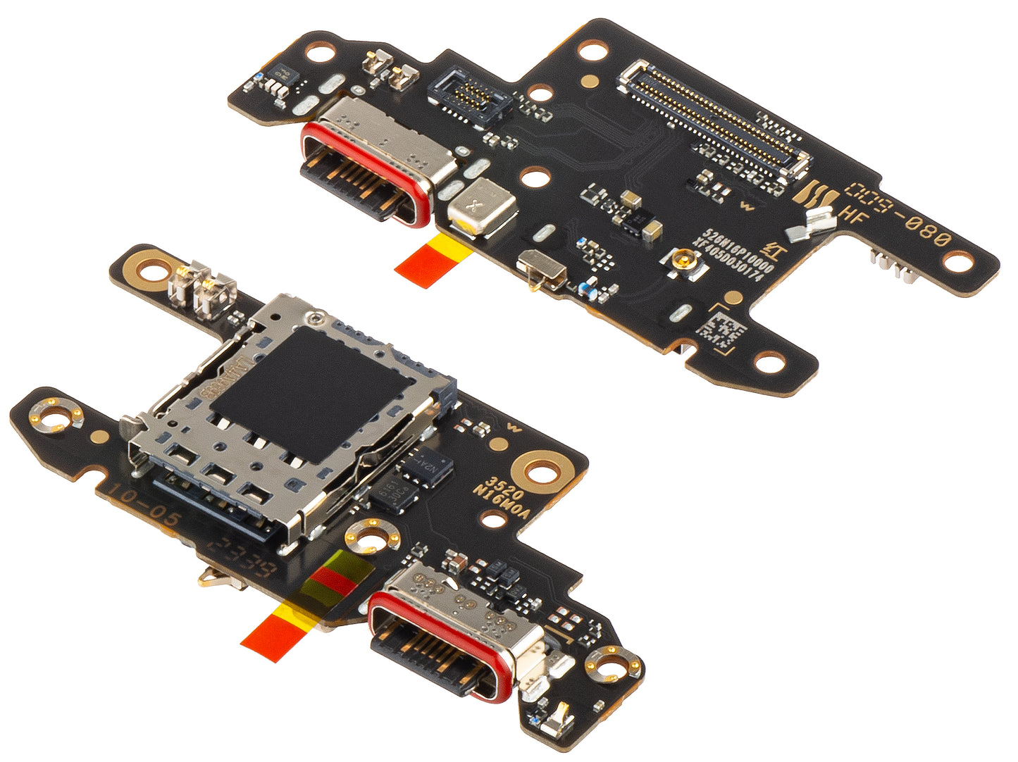 Carte avec connecteur de charge - Microphone - Module de lecture SIM Xiaomi Poco X6, Service Pack 560004N16P00 