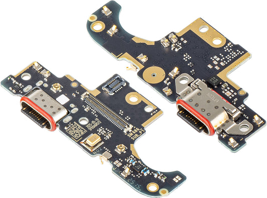 Carte avec Connecteur de Charge - Microphone Motorola Moto G86, Pack de Service 5B28C30464