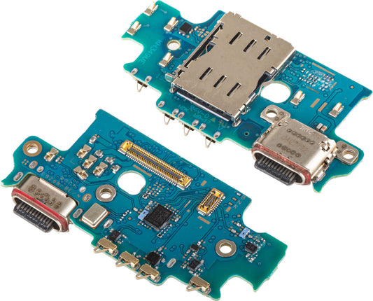 Carte avec Connecteur de Charge - Microphone - Module Lecteur SIM Samsung Galaxy S24+ S926