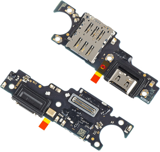 Carte avec Connecteur de Charge - Audio - Microphone Honor X7d 5G / 400 Smart 5G, Pack de Service 0235AQTF