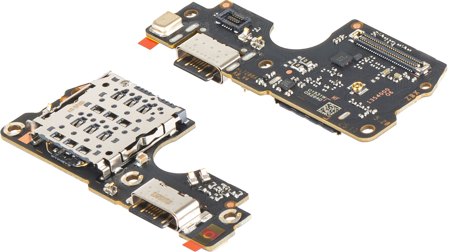 Carte avec Connecteur de Charge - Microphone - Module Lecteur SIM Xiaomi Redmi Note 14 Pro 4G, Pack de Service 560004000O600