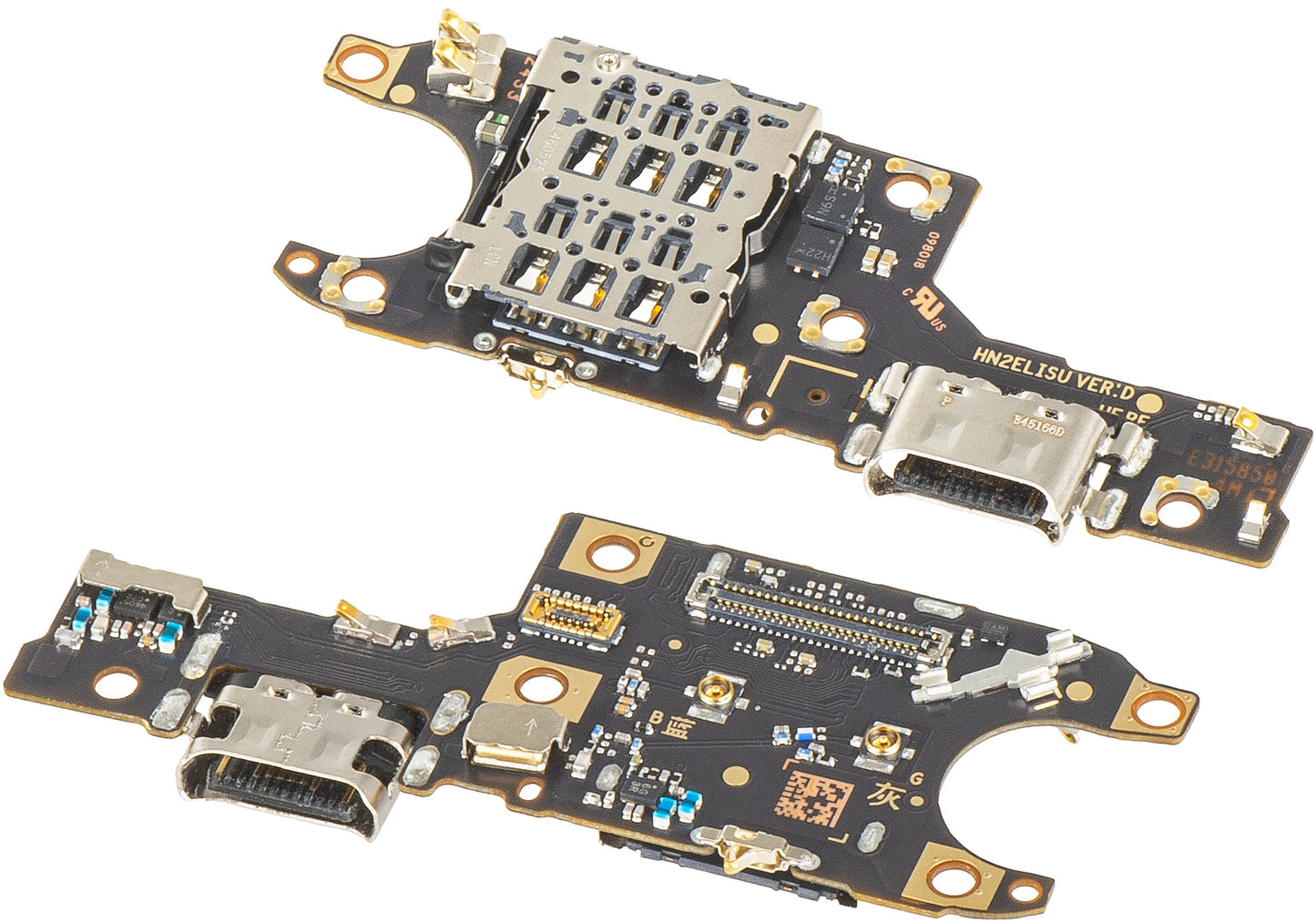 Carte avec Connecteur de Charge - Microphone - Module Lecteur SIM Honor 90, Échange