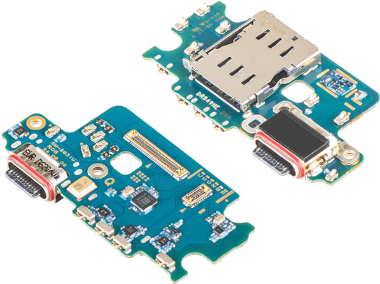 Carte avec Connecteur de Charge - Microphone - Module Lecteur SIM Samsung Galaxy S25 S931, Service Pack GH96-18238A
