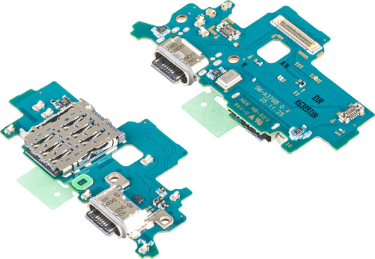 Carte avec Connecteur de Charge - Microphone - Module Lecteur SIM Samsung Galaxy A37 5G, Service Pack GH96-21038A