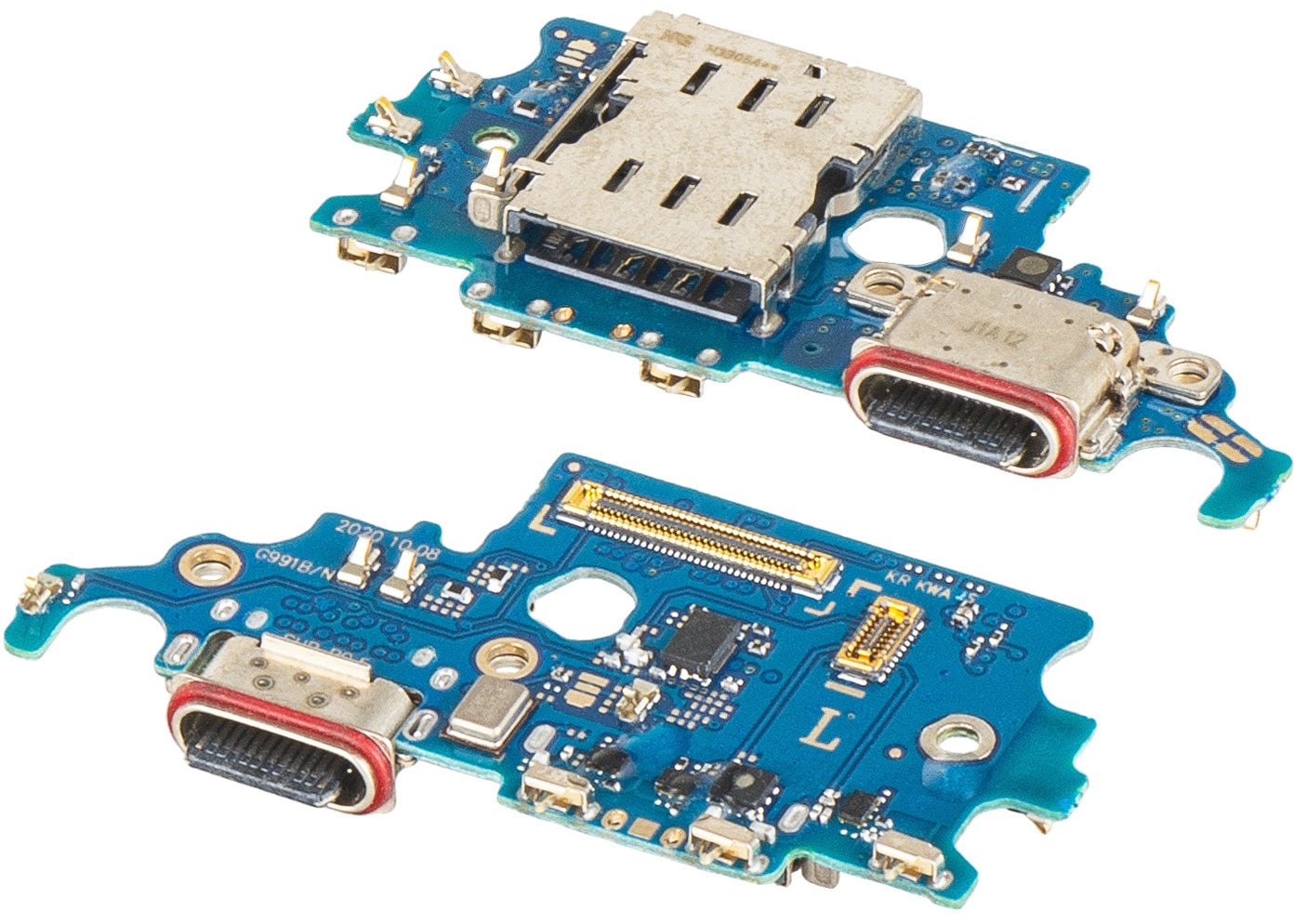 Carte avec Connecteur de Charge - Microphone - Module Lecteur SIM Samsung Galaxy S21 5G G991