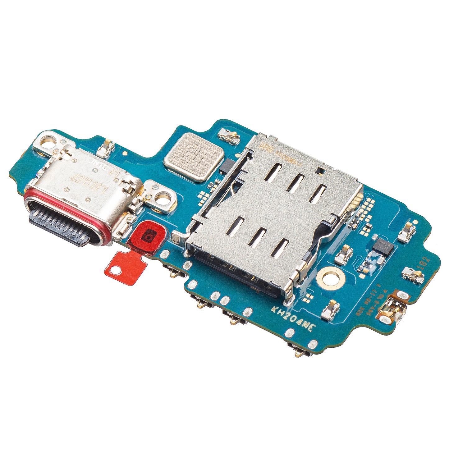 Samsung Galaxy S22 Ultra 5G S908, Swap GH96-14802 - Module de lecture SIM - Microphone - Carte de connexion de charge avec Swap GH96-14802 