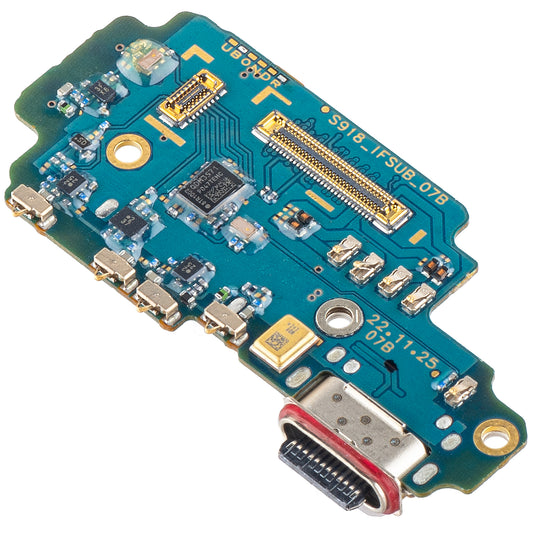 Carte avec Connecteur de Charge - Microphone - Module Lecteur SIM Samsung Galaxy S23 Ultra S918