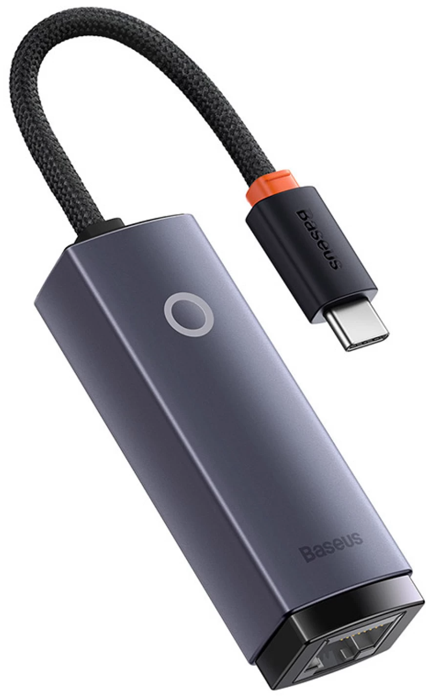 Carte Réseau Baseus Lite, RJ45, USB-C, Gris WKQX000313