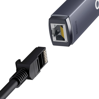 Carte Réseau Baseus Lite, RJ45, USB-C, Gris WKQX000313
