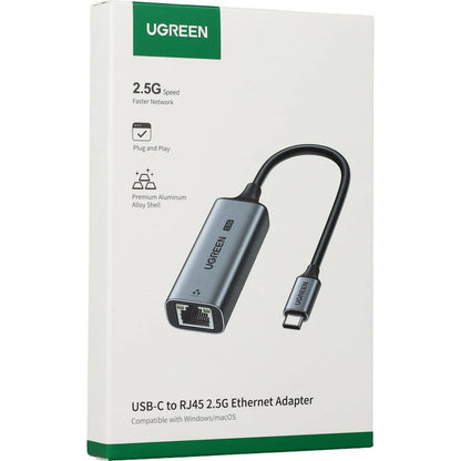 Carte réseau UGREEN CM648, RJ45, USB, Gris