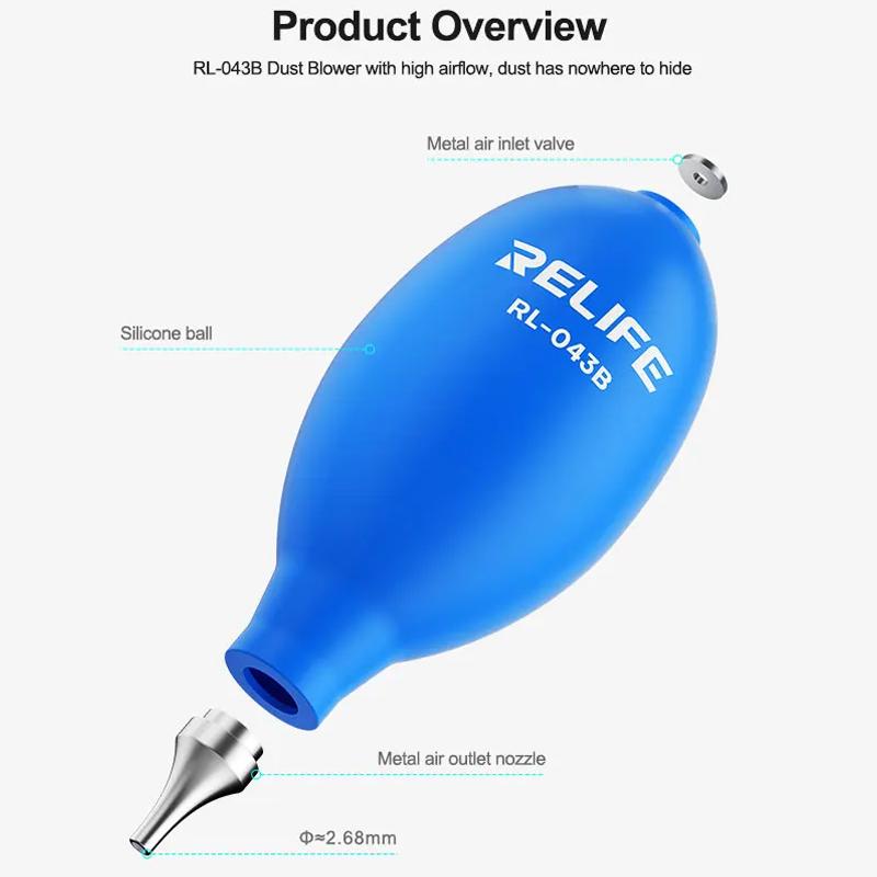 Pompe à air Relife RL-043B pour le nettoyage des appareils électroniques