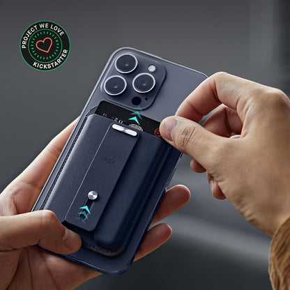 Portefeuille Magsafe, ESR, Findy my Wallet, Bleu marine