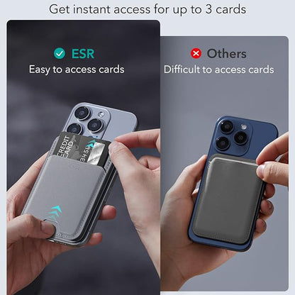 Portefeuille MagSafe, ESR, Gris