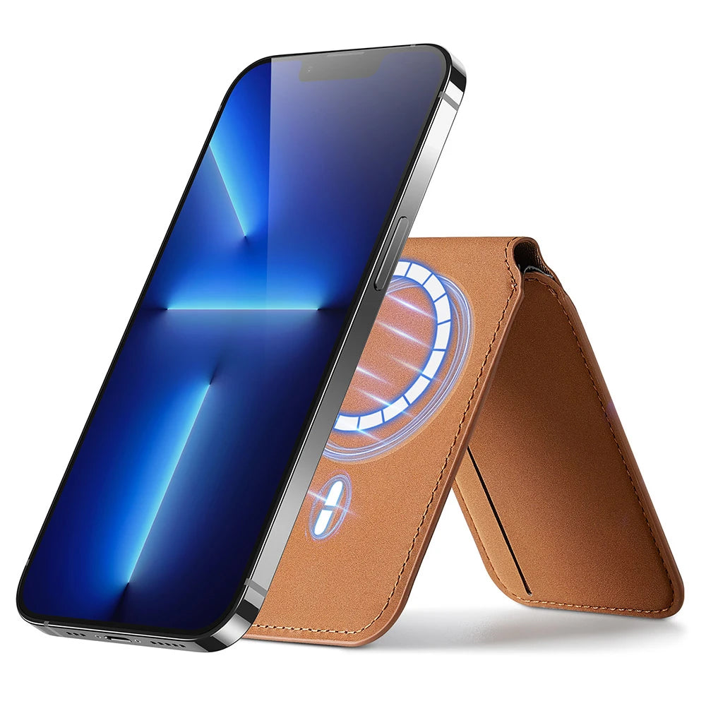 Portefeuille Magsafe, ESR, Support, Marron