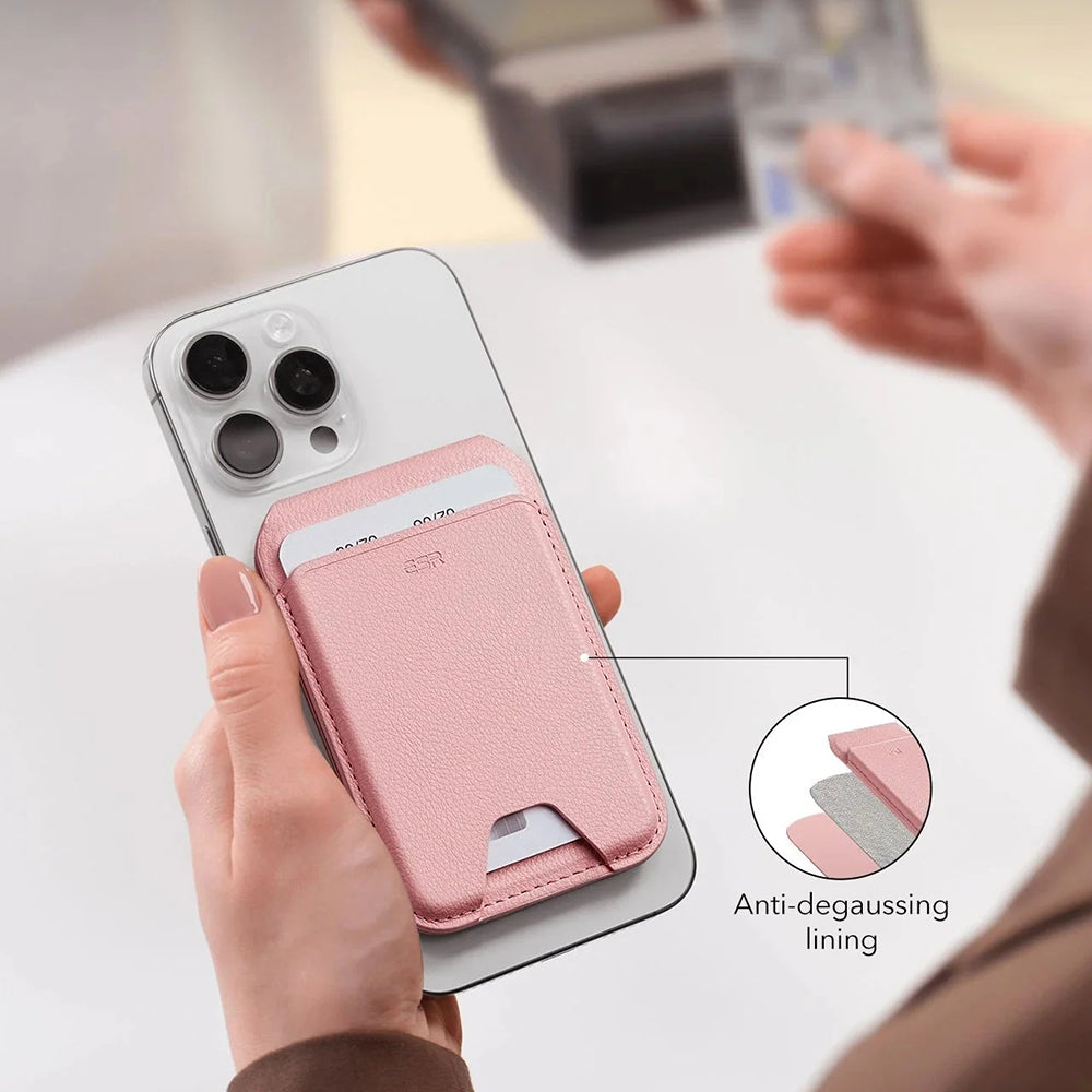 Portefeuille MagSafe, ESR, Support, Rose