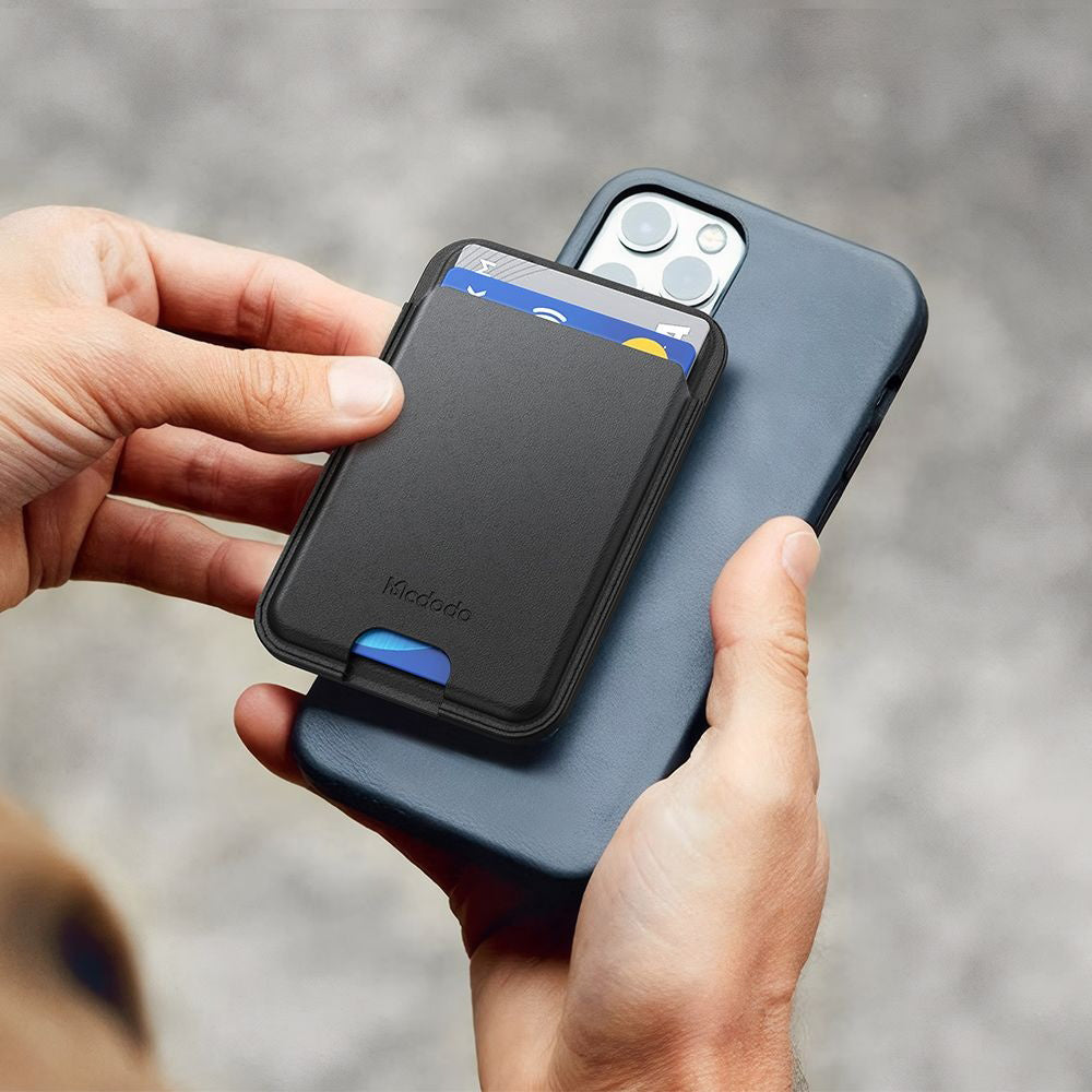 Portefeuille MagSafe, McDodo, WH-7920 Napa, Noir