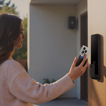 Portefeuille MagSafe, McDodo, WH-7920 Napa, Noir