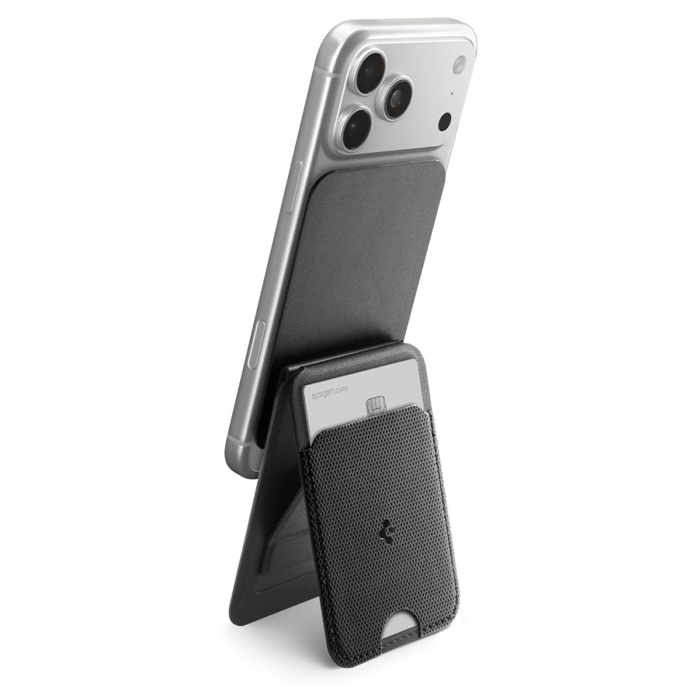 Portefeuille MagSafe, Spigen, Slim Fold Tripod S314-3, Noir