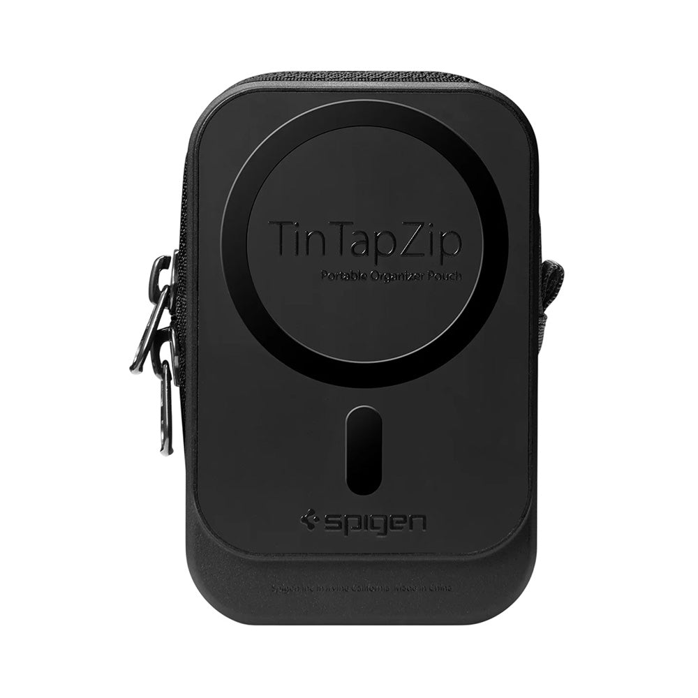 Portefeuille MagSafe, Spigen, TinTap ZIP MagFit 2, Noir AFA11564